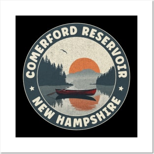 Comerford Reservoir New Hampshire Sunset Posters and Art